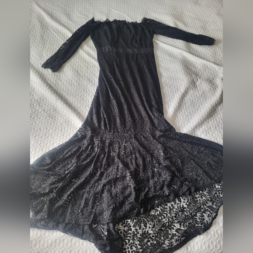 NWOT Long Sleeve Lace Mermaid Dress